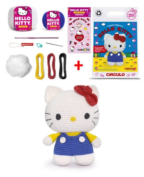 Kit Amigurumi Círculo: Coleção Sanrio Hello Kitty - Imagem 5
