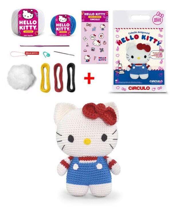 Kit Amigurumi Círculo: Coleção Sanrio Hello Kitty - Imagem 7