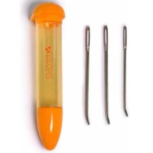 Kit Clover de Agulhas de metal com a ponta curva (Bent Tip Needles)